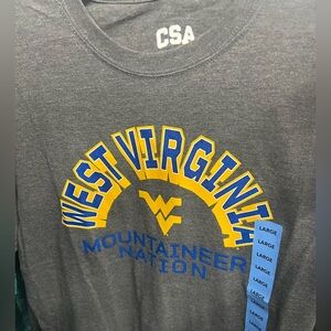 Men’s size large CSA West Virginia Gray Short Sleeve Tee